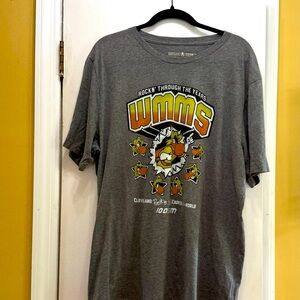 Gray WMMS Cleveland Graphic T-Shirt! EUC
